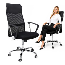 Кресло офисное, для офиса, удобное, черное Just Sit Prestige Xenos