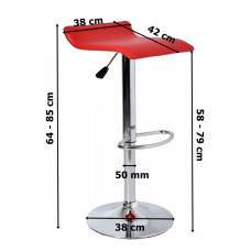 Барный стул Hoker Just Sit VIA-красный