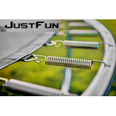 Батут Just Fun 252см Multicolor наружная сетка + стремянка