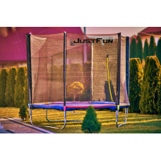 Батут Just Fun 312см Multicolor наружная сетка + стремянка