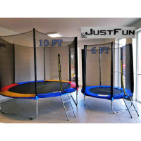 Батут Just Fun 183см Blue наружная сетка