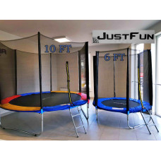 Батут Just Fun 183см Blue наружная сетка
