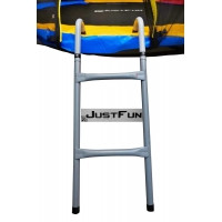 Батут Just Fun 244см Multicolor внутренняя сетка + стремянка