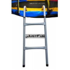 Батут Just Fun 244см Multicolor внутренняя сетка + стремянка