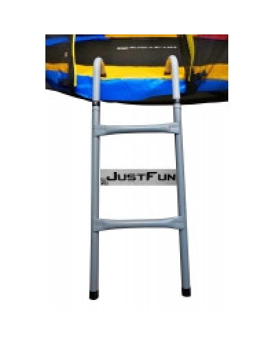 Батут Just Fun 244см Multicolor внутренняя сетка + стремянка