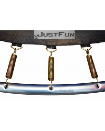 Батут Just Fun 244см Multicolor внутренняя сетка + стремянка
