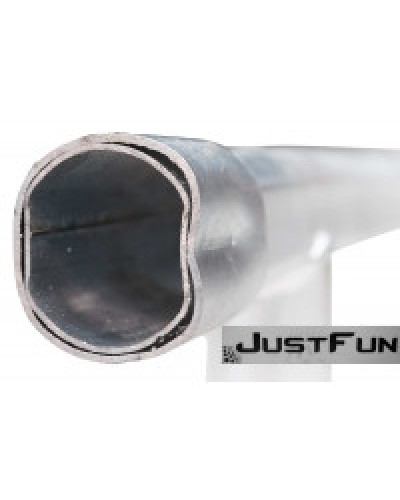 Батут Just Fun 244см Blue внутренняя сетка + стремянка