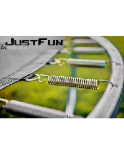 Батут Just Fun 244см Blue внутренняя сетка + стремянка