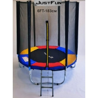 Батут Just Fun 183см Multicolor наружная сетка