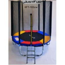 Батут Just Fun 183см Multicolor наружная сетка