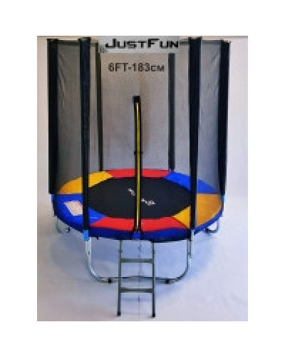 Батут Just Fun 183см Multicolor наружная сетка