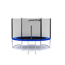 Батут Just Fun 252см Blue наружная сетка + стремянка