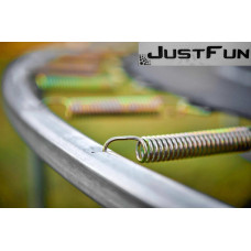Батут Just Fun 252см Blue наружная сетка + стремянка
