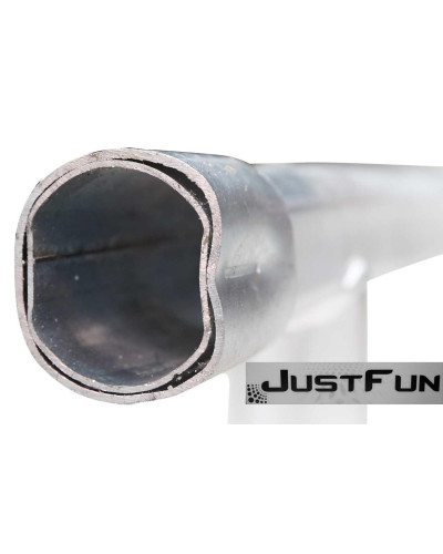 Батут Just Fun 252см Blue наружная сетка + стремянка