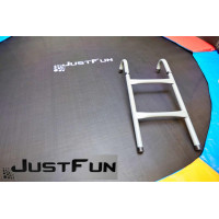 Батут Just Fun 305см Multicolor внутренняя сетка + стремянка