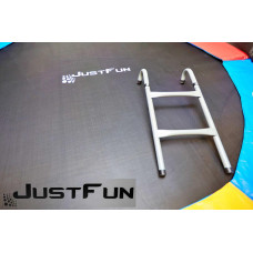 Батут Just Fun 305см Multicolor внутренняя сетка + стремянка