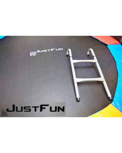 Батут Just Fun 305см Multicolor внутренняя сетка + стремянка