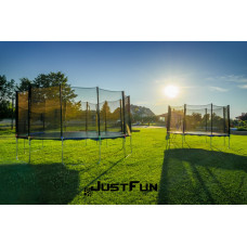 Батут Just Fun 490 см Multicolor наружная сетка + стремянка