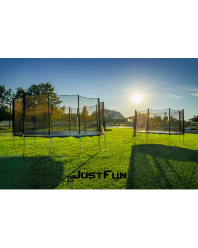 Батут Just Fun 490 см Multicolor наружная сетка + стремянка