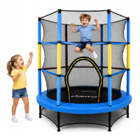 Батут, для детей, развлекательный, стильный, удобный, Just Fun 140см Blue