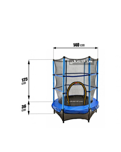 Батут Just Fun 140см Blue