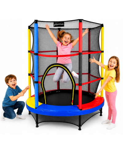 Батут, для детей, развлекательный, стильный, удобный, Just Fun 140см  Multicolor