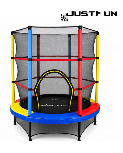 Батут, для детей, развлекательный, стильный, удобный, Just Fun 140см  Multicolor