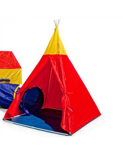 Детская палатка 5 в 1 IGLO + WIGWAM + ТУНЕЛЬ + Домик - 8906