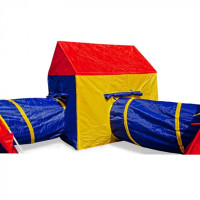 Детская палатка 5 в 1 IGLO + WIGWAM + ТУНЕЛЬ + Домик - 8906