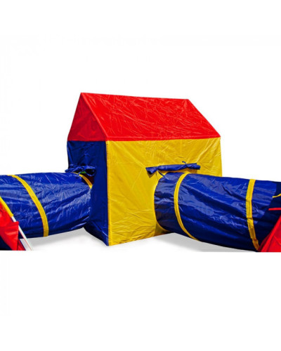 Детская палатка 5 в 1 IGLO + WIGWAM + ТУНЕЛЬ + Домик - 8906