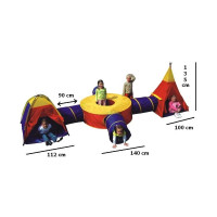 Детская палатка 7 в 1 домики+4 туннеля+Iglo - 8905