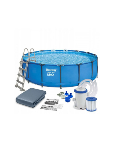 Бассейн каркасный Bestway 56438 (457х122см) 11 в 1