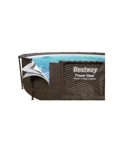 Бассейн каркасный Bestway 56977 (549х122см) 12 в 1