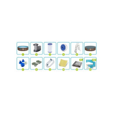 Бассейн каркасный Bestway 56977 (549х122см) 12 в 1
