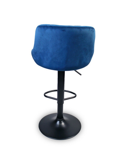 Барный стул Hoker Just Sit TOLEDO Velvet-синий