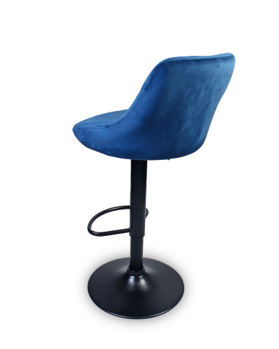 Барный стул Hoker Just Sit TOLEDO Velvet-синий