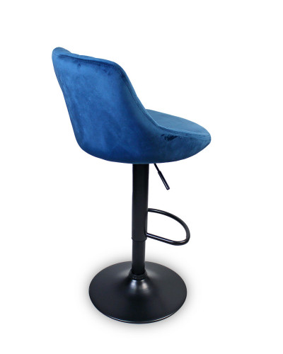 Барный стул Hoker Just Sit TOLEDO Velvet-синий