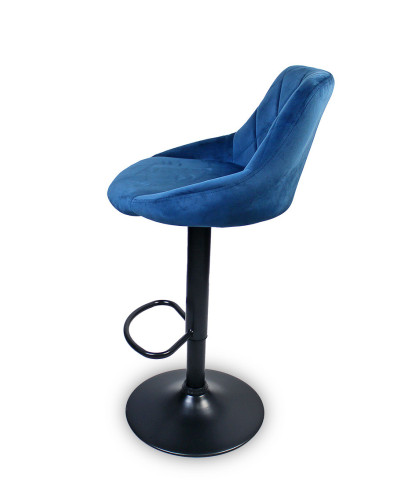 Барный стул Hoker Just Sit TOLEDO Velvet-синий