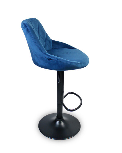 Барный стул Hoker Just Sit TOLEDO Velvet-синий