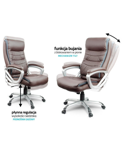 Кресло офисное Just Sit MADERA – коричневый