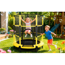 Батут, для детей, развлекательный, стильный, удобный, Just Fun 140см Yellow
