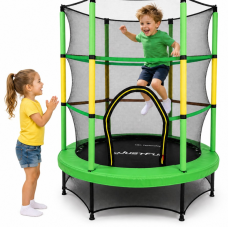Батут, для детей, развлекательный, стильный, удобный, Just Fun 140см Green