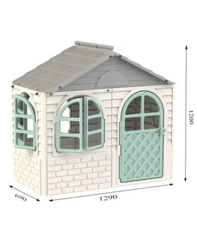 Домик для детей Gardentoys 02550/15 (маленький) (серо-бирюзовый)