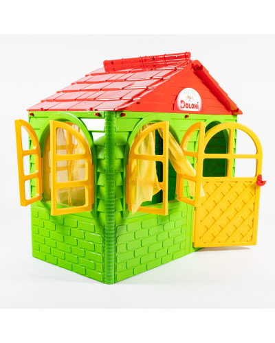 Домик для детей Gardentoys 02550/13 (маленький) (зелено-красный)