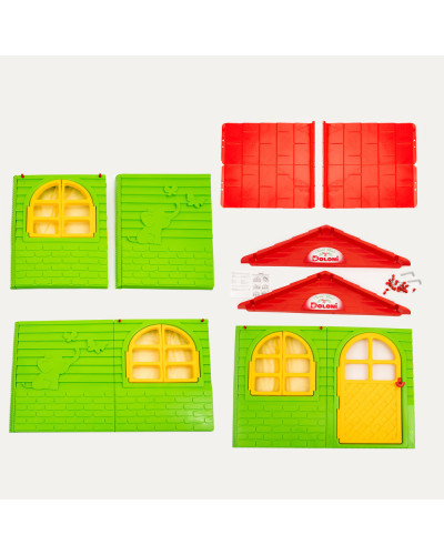 Домик для детей Gardentoys 02550/13 (маленький) (зелено-красный)