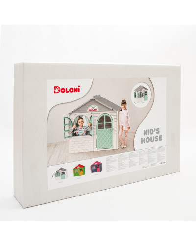 Домик для детей Gardentoys 02550/13 (маленький) (зелено-красный)