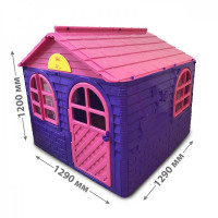 Домик для детей Gardentoys 02550/1 (средний) (розово-фиолетовый)