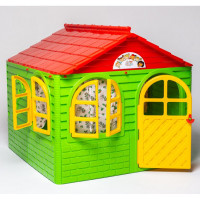 Домик для детей Gardentoys 02550/3 (средний) (зелено-красный)