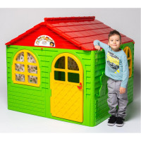 Домик для детей Gardentoys 02550/3 (средний) (зелено-красный)