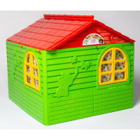 Домик для детей Gardentoys 02550/3 (средний) (зелено-красный)